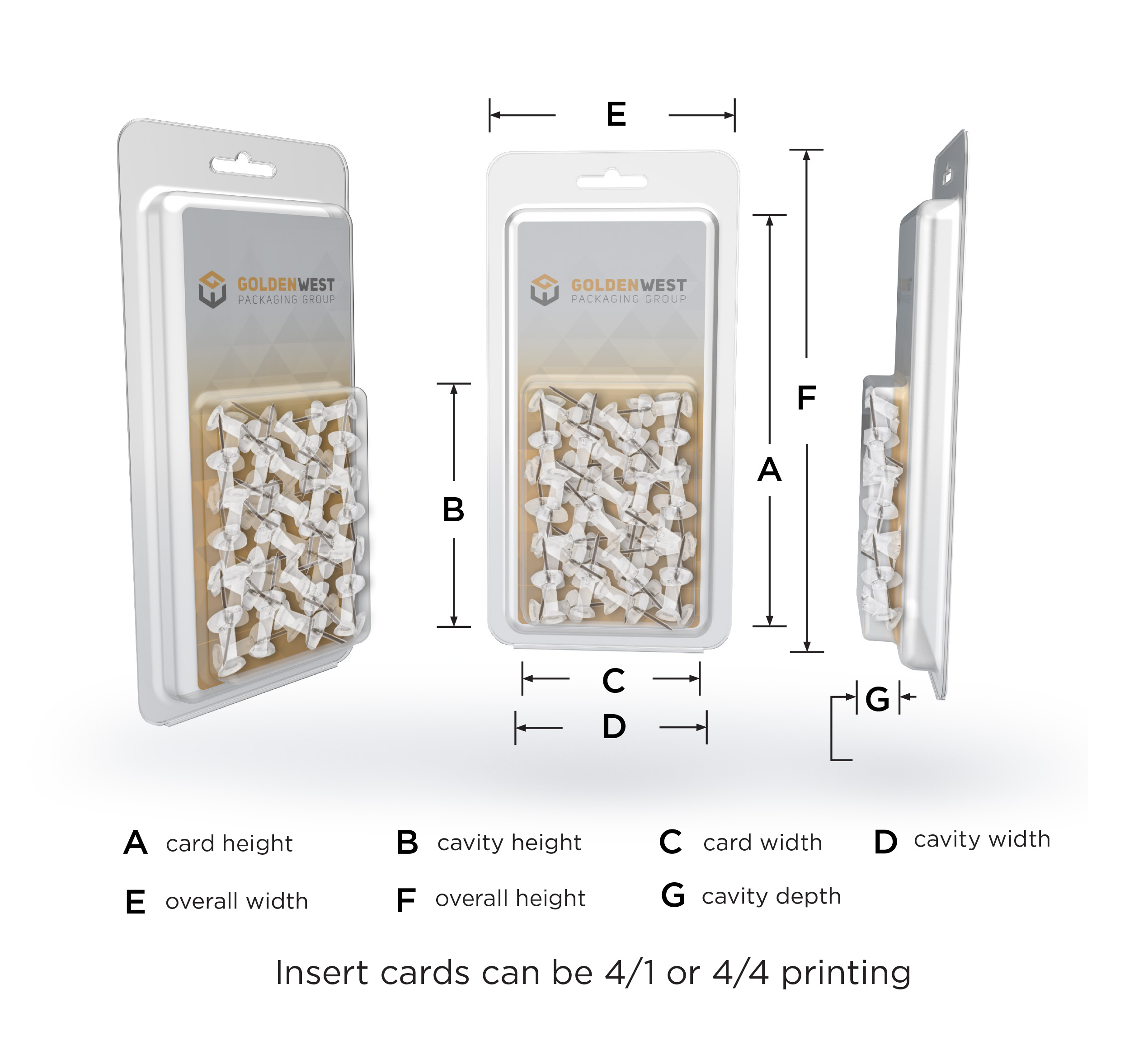 Golden West Packaging Group | Stock Clamshells